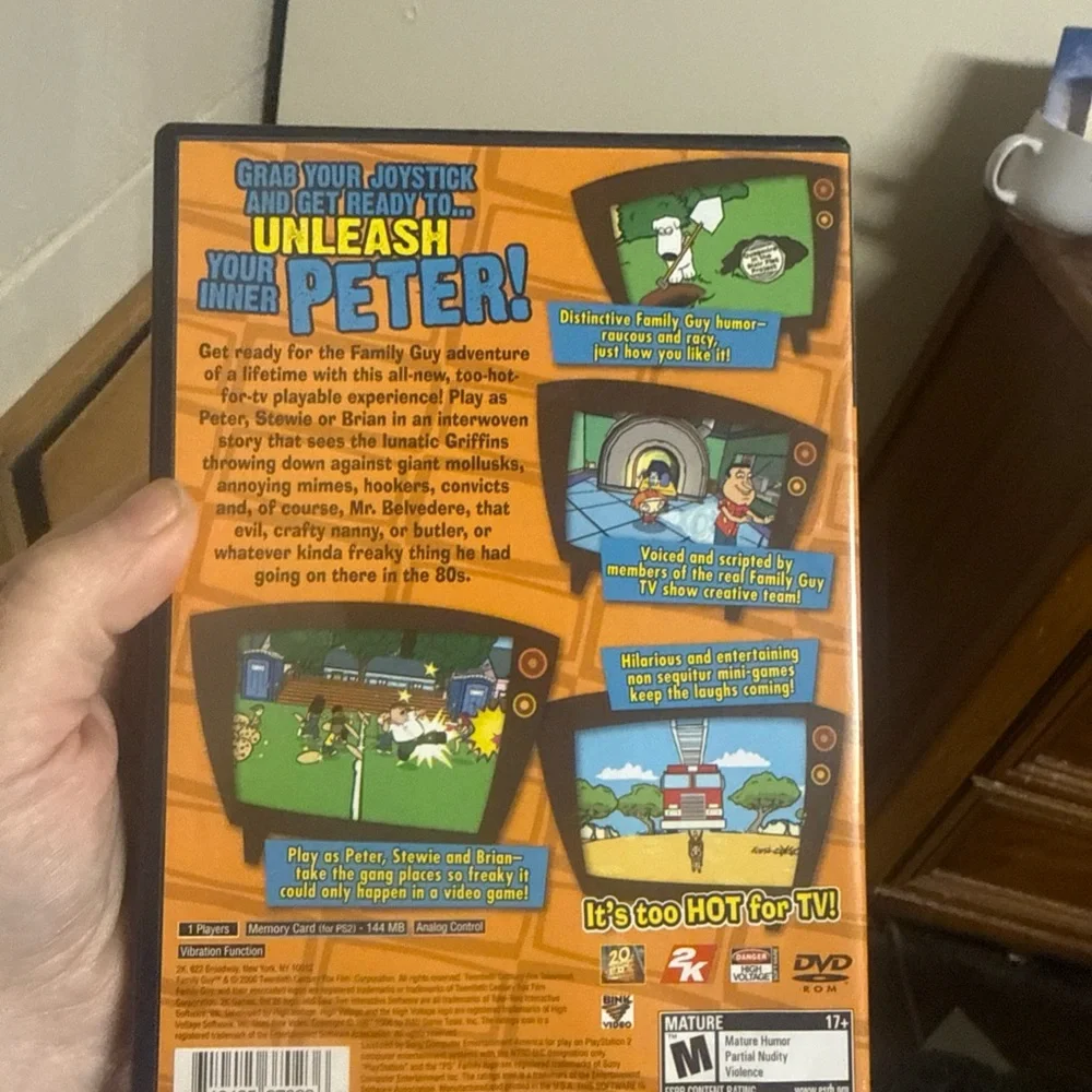 Sony Family Guy Video Game - Black Case